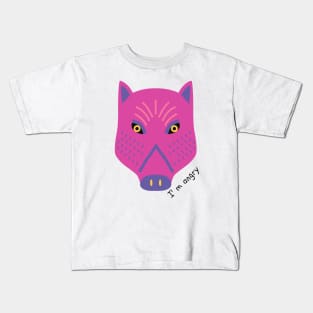 pink boar Kids T-Shirt